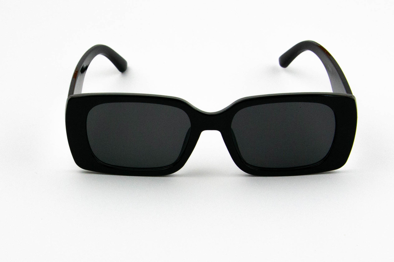 Дитячі прямокутні  сонцезахисні окуляри UV400 (арт. 8878) чорний