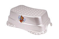 Підставка-сходинка дитяча Технок з прогумованими вставками Сірий