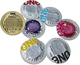 Набір презервативів ONE Double The Fun 7 шт + Лубрикант One 7 шт по 3 мл, фото 4