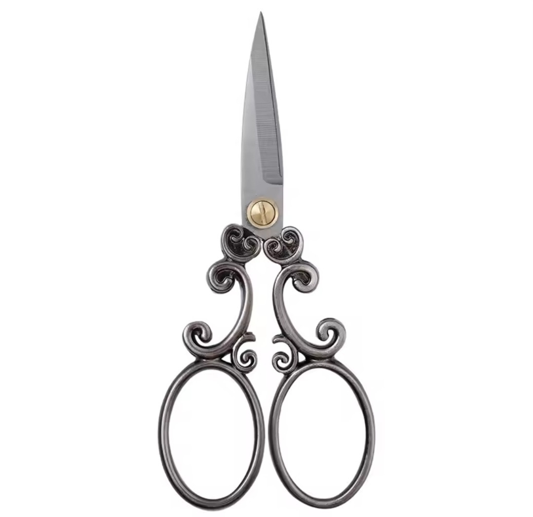 Ножиці для шиття та рукоділля "Вінтаж - 13" колір срібло (6258), фото 1