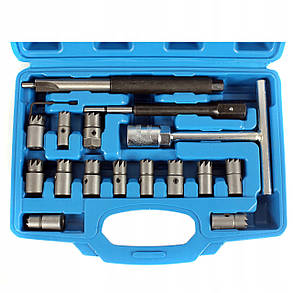 Фрези для гнізд форсунок 17 предметів Silver Tools S11612, фото 1