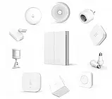 Бездротовий подвійний вимикач світла на дистанційному керуванні Aqara H1 WRS-R02, фото 3