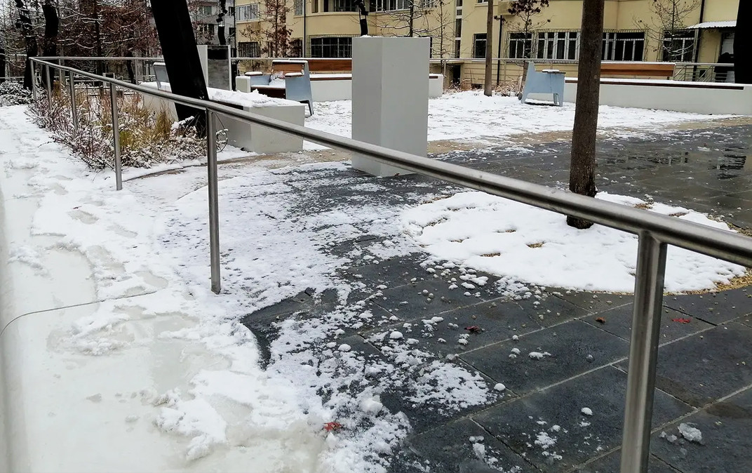 Перила для сходів без ригелів з нержавіючої сталі
