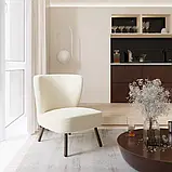 Коктейльне крісло Teddy Robina з приємною тканиною букле, фото 2