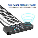 Roll Up Piano на 88 клавіш портативне складане піаніно для навчання гри вдома подорожей і виступів, фото 4