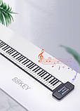 Roll Up Piano на 88 клавіш портативне складане піаніно для навчання гри вдома подорожей і виступів, фото 6