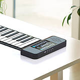 Roll Up Piano на 88 клавіш портативне складане піаніно для навчання гри вдома подорожей і виступів, фото 8