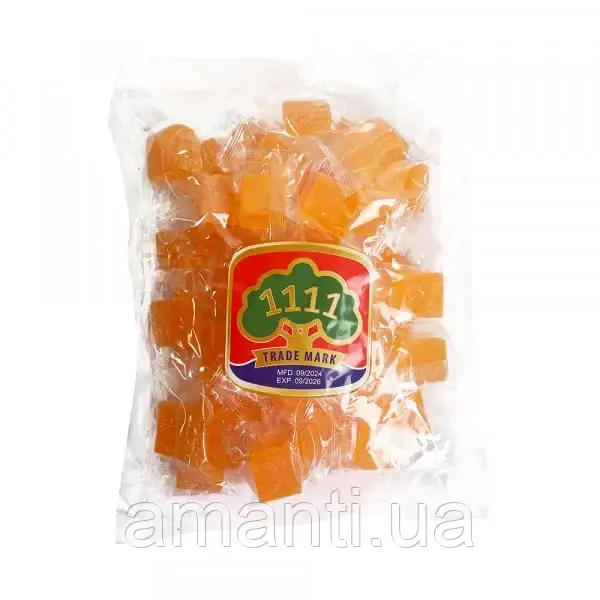 Мармелад зі смаком апельсину кубики 500г, фото 1