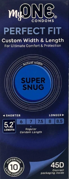 Презервативи My ONE Super Snug 10 шт, фото 1