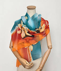 Шарф шифоновий легкий тонкий Лілія