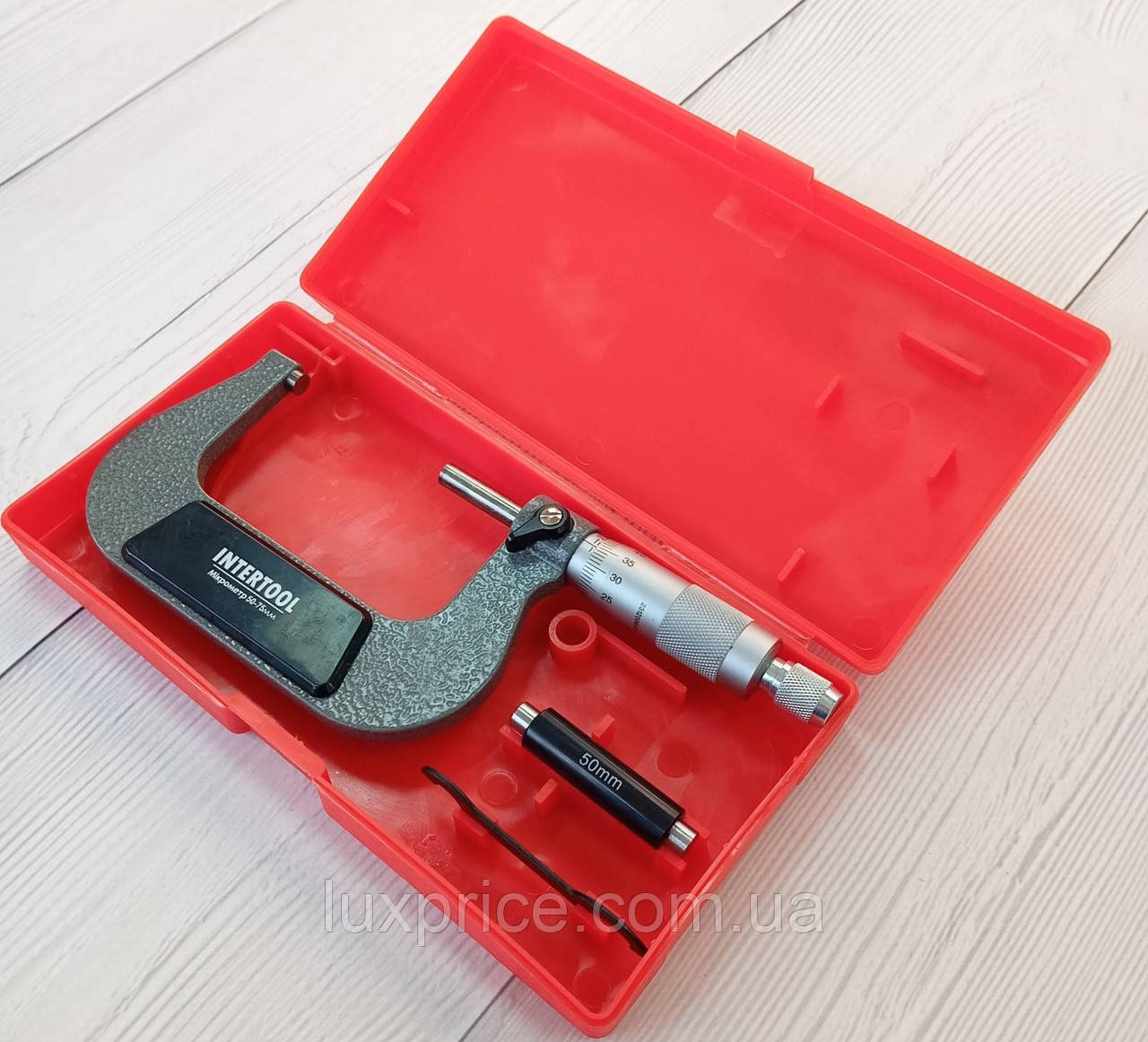 Мікрометр 50-75 мм INTERTOOL MT-3043   Luxprice