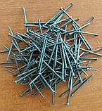 Цвяхи будівельні 1,5х30 мм високоякісні сталеві без покриття з пласкою головкою гладкий стержень DIN 1151, фото 4