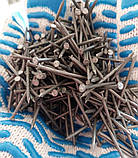 Цвяхи будівельні 1,5х30 мм високоякісні сталеві без покриття з пласкою головкою гладкий стержень DIN 1151, фото 8