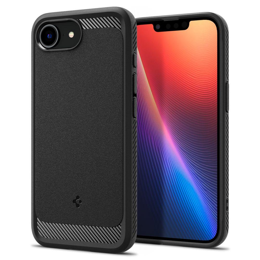 Чохол Spigen для iPhone 16e - Rugged Armor MagFit, Matte Black (ACS09152)
