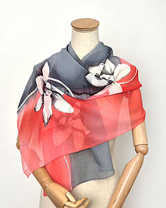 Шарф шифоновий легкий тонкий Лілія