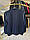 Чоловіча брендова кофта еластик 2518 (батал) 3-7XL синя, фото 3