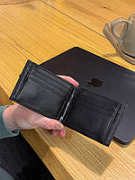 Чорний затискач для купюр Стильний матовий зажим для банкнот 78098, фото 7