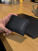 Чорний затискач для купюр Стильний матовий зажим для банкнот 78098, фото 8