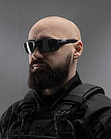 Окуляри тактичні Shadow чорні 4 комплекти лінз