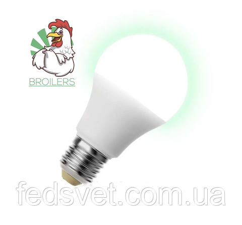 Лампа світлодіодна 13W E27 A60 BROILERS LEDium (для Бройлерів)