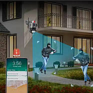 Камера відеоспостереження 4G на 6 магепікселів з 2 об'єктивами SD 39 Чорна, фото 9