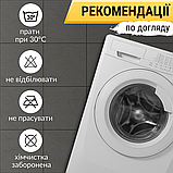 Спортивний рушник із мікрофібри, рушник для спорту, мікрофібровий рушник Hechpro 120 см чорний (HР120), фото 8