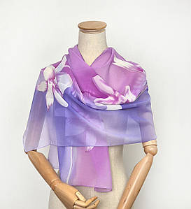 Шарф шифоновий легкий тонкий Лілія