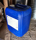 Каністра пластикова б/у для технічних рідин 20л універсальна якісна щільна має гумову прокладку під кришкою та розмітку в літрах, фото 2