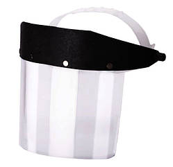 Захисний лицевий щиток з акрилу 3 мм з регульованим наголовником