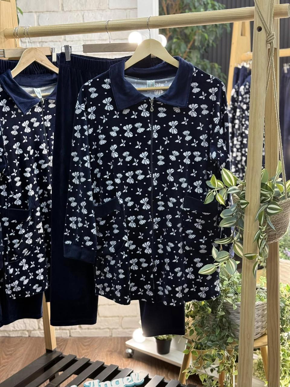 Стильна жіноча піжама, тканина "Велюр" 58, 60, 62, 64, 66 розмір 58