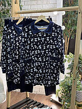 Стильна жіноча піжама, тканина "Велюр" 58, 60, 62, 64, 66 розмір 58, фото 3