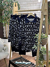 Стильна жіноча піжама, тканина "Велюр" 58, 60, 62, 64, 66 розмір 58, фото 5