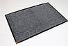 Килимок 90х60 см вологопоглинаючий на гумовій основі сірий, фото 2