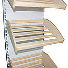 Стелаж для хліба 1900*950 мм ТИП 12, приставний стелаж хлібний торговий Рістел, хлібний стелаж в магазин, фото 7