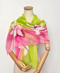 Шарф шифоновий тонкий весняний Лілія