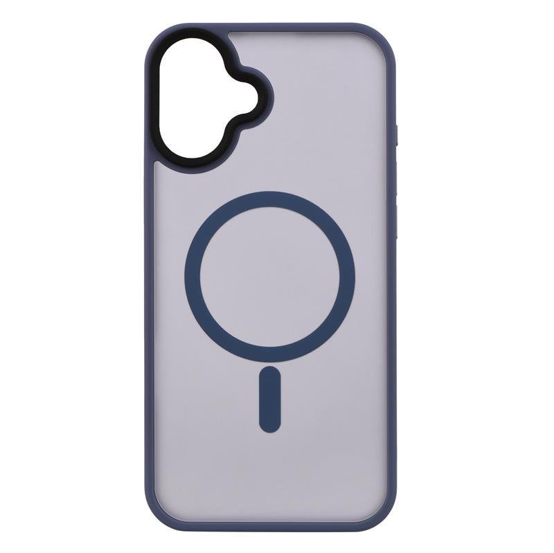 Чохол для смартфона 2Е Basic для iPhone 16 Plus, Soft Touch MagSafe Cover, синій світлий, фото 1