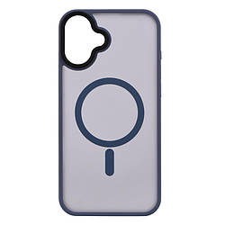 Чохол для смартфона 2Е Basic для  iPhone 16 Plus, Soft Touch MagSafe Cover, синій світлий