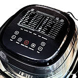 Аерофритниця сенсорна ZP-140 з функцією обертання Smart аерогриль 10л з таймером і знімною чашею 4000W, фото 9