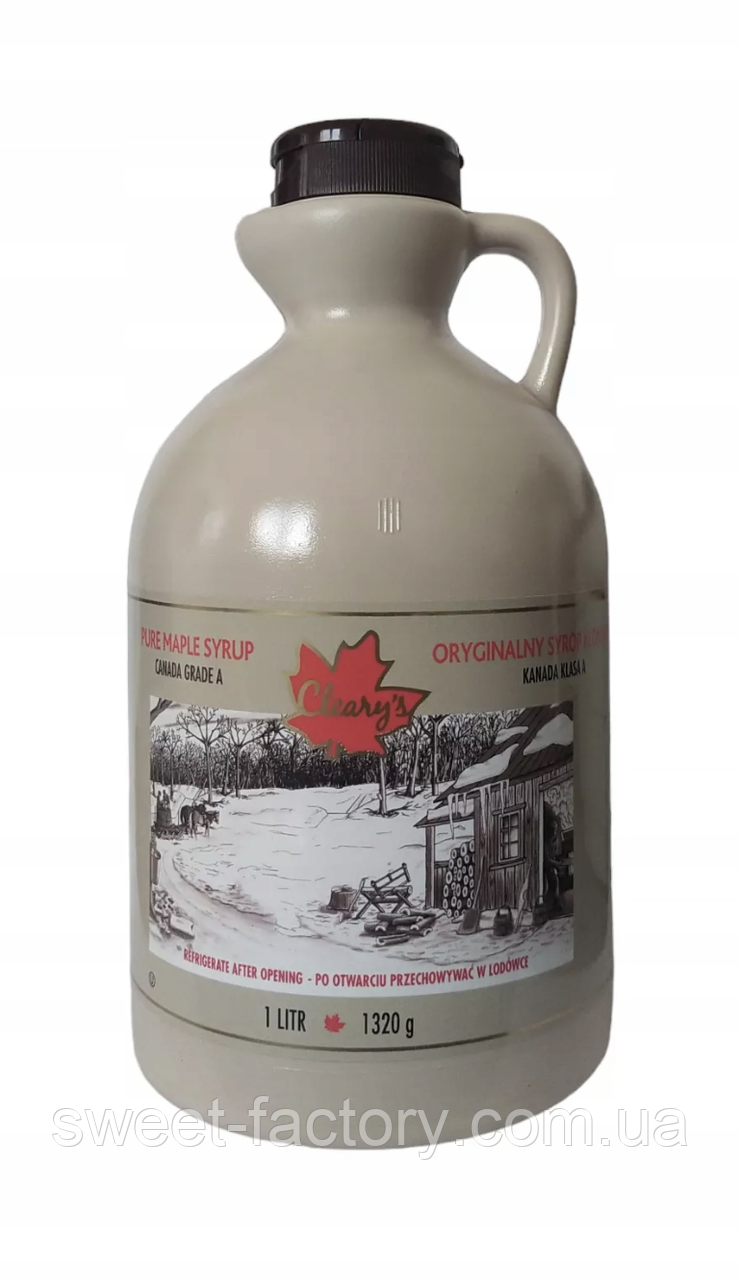 Кленовий сироп Cleary's Pure Maple Syrup 1000ml, фото 1