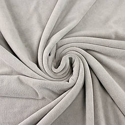 Велюр х/б сірого кольору, ширина 180 см No В-016