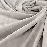 Велюр бавовняний, колір ліловий (180 см ширина) ОПТ-816, фото 3