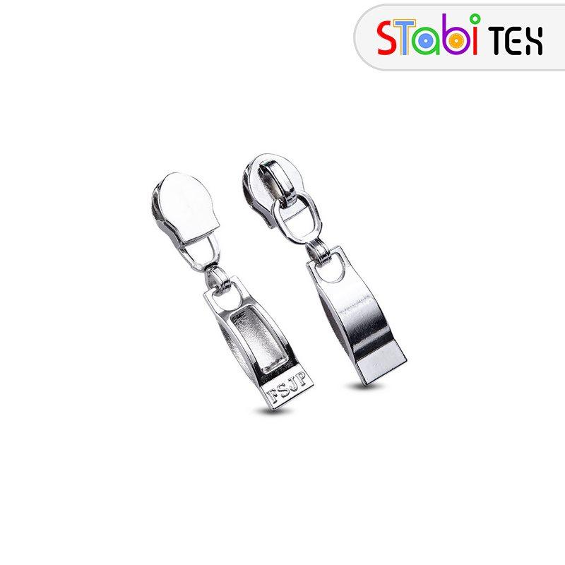 Бігунок для застібки-блискавки спіральної тип7 FSJP Нікель