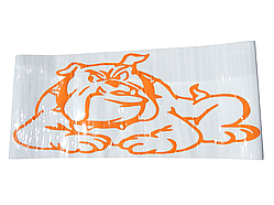 Наклейка на кузов автомобіля БУЛЬДОГ Bulldog 120х50см