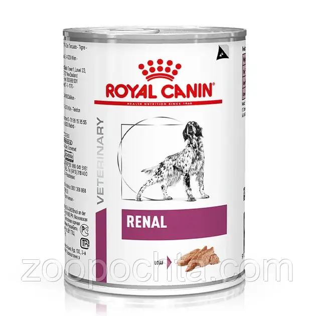 Вологий лікувальний корм Royal Canin Renal (Роял Канін Ренал)  для собак, 410 гр, фото 1