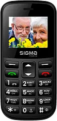 Мобільний телефон Sigma mobile Comfort 50 Easy BlackType-C UA + 12 м. гарантія