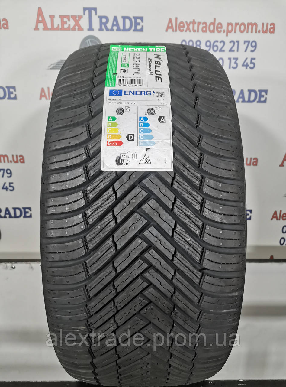 1 шт. 235/35 R19 Nexen N'Blue 4Season 2 нова всесезонна шина, фото 1