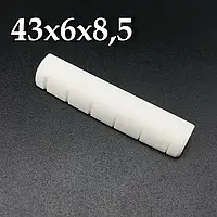 Поріжок для акустичної гітари (бичача кістка) 43x6x8,5 + медіатор в подарунок
