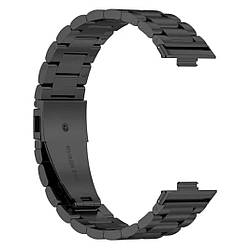 Металевий ремінець Primolux для годинника Huawei Watch Fit 3 / Fit 4 / 4 Pro - Black