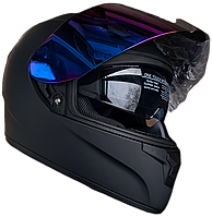 Шлем интеграл Mat Black LVS с очками
