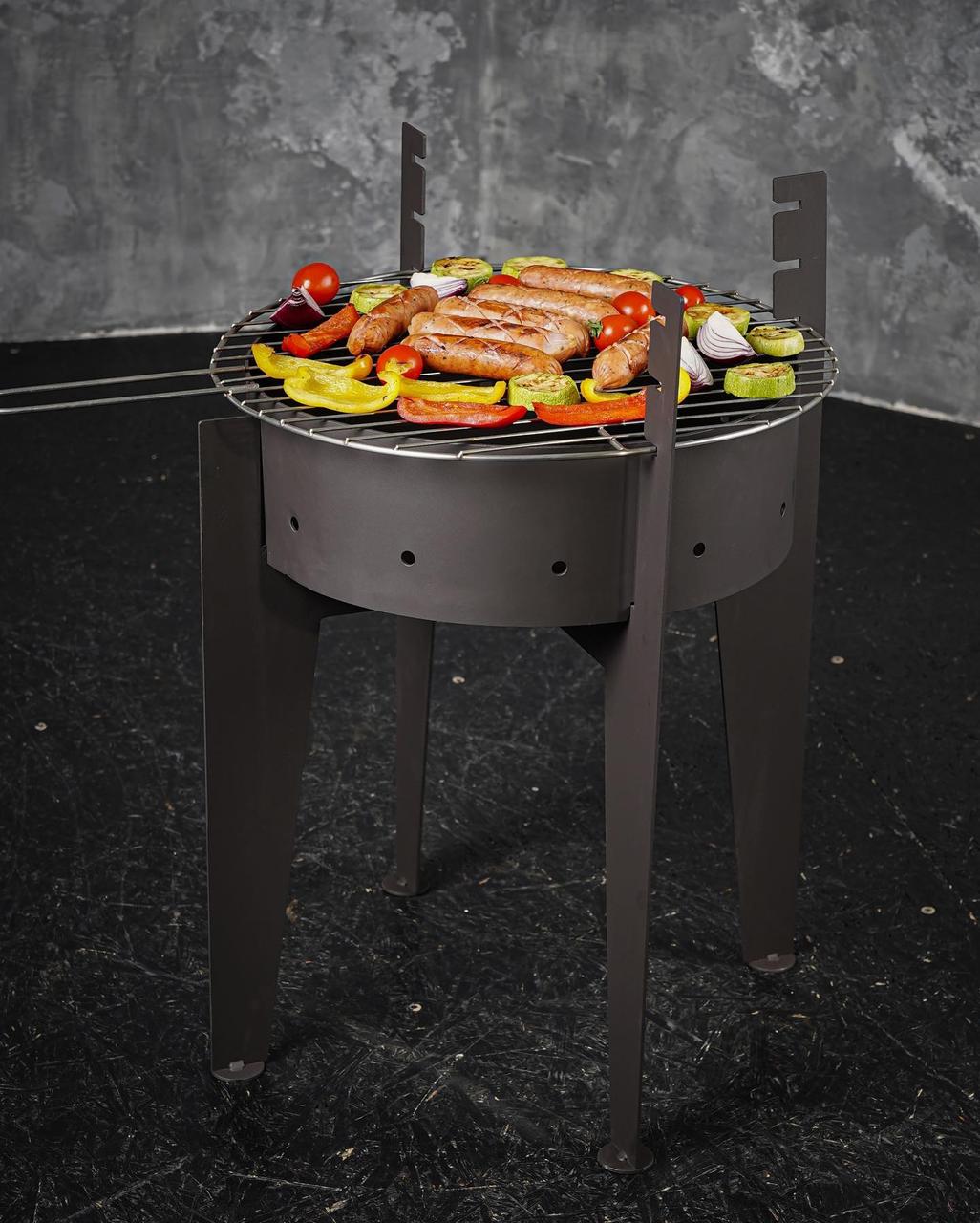 Портативна чаша для вогню від Daddy Smoke Florida Big. Портативний мангал із решіткою, фото 1